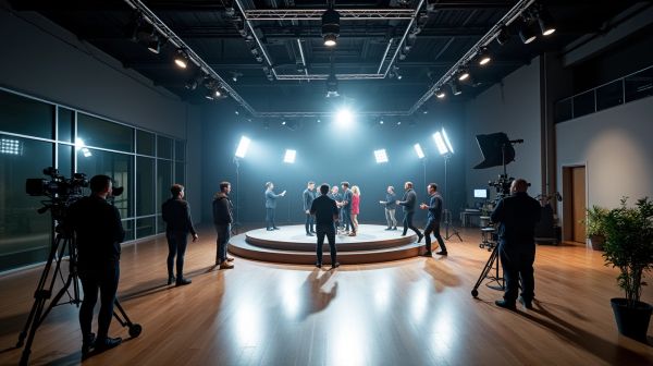 Découvrez le studio tv équipé d'une équipe professionnelle à paris